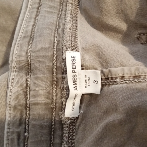 Standard James Perse Womens Utility Drawstring Pants Strerch Size 3 =large - Picture 4 of 10